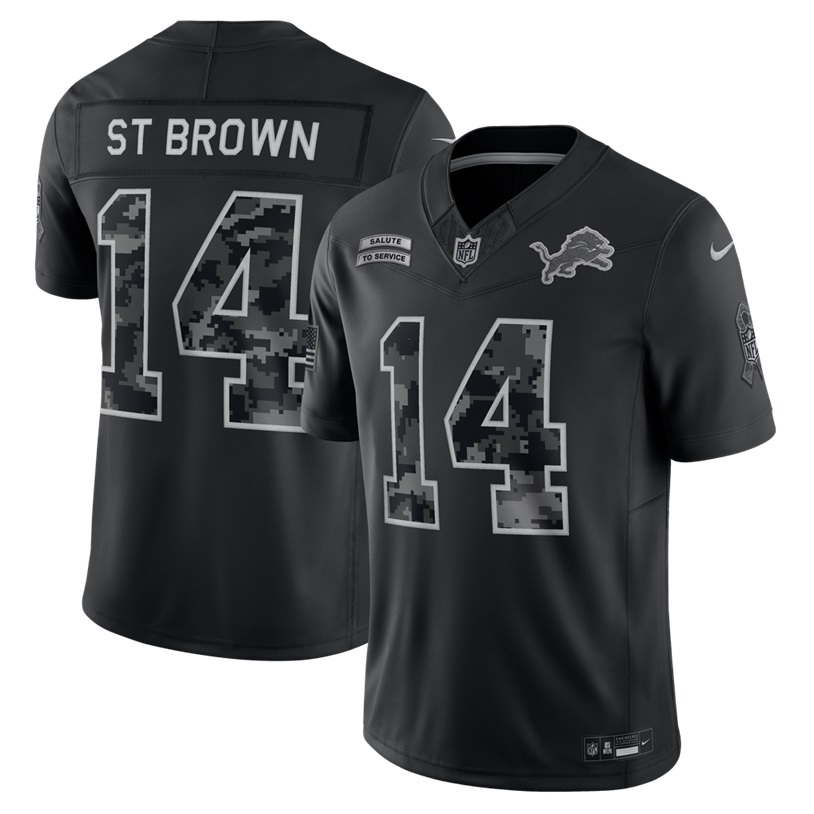 Amon-Ra St. Brown Lions 2026 Salute to Service Jersey