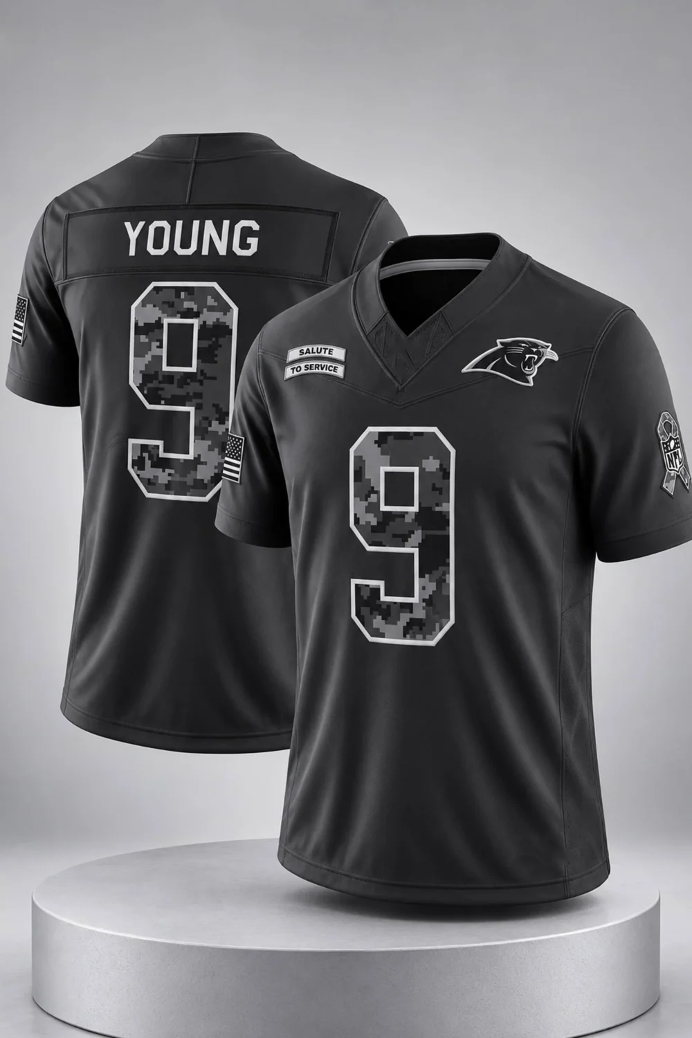 Bryce Young Panthers 2026 Salute to Service Jersey