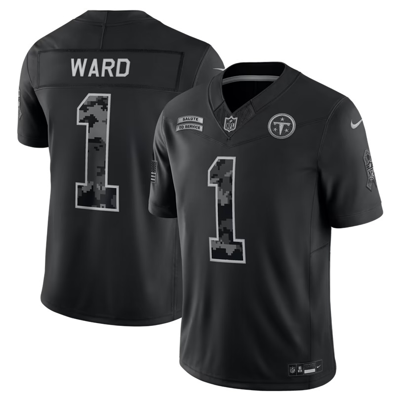 Cameron Ward Titans 2026 Salute to Service Jersey