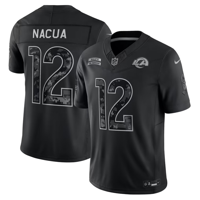 Puka Nacua Rams 2026 Salute to Service Jersey