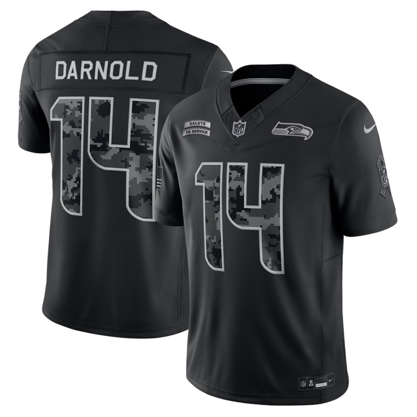 Sam Darnold Seahawks 2026 Salute to Service Jersey
